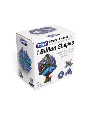 TOSY Magnet Pyramid Stone Shape-Shifting Puzzle Cube 1 billion Shapes STEM Toy